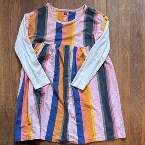 Tea Collection Colorful Striped Dress